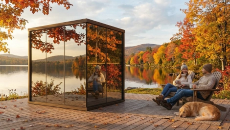 Mirror Zen finnish mirror sauna