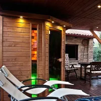 Outdoor wellness sauna house Outdoor wellness sauna house