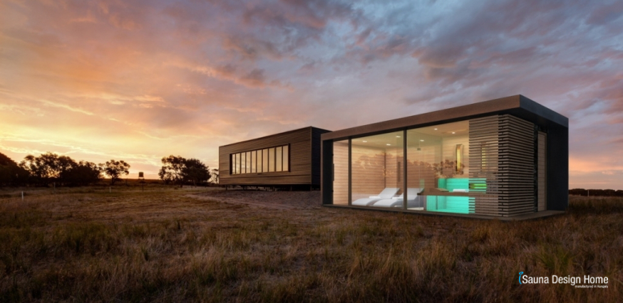 Luxus sauna house