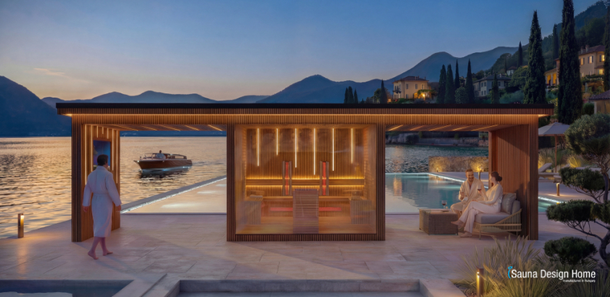 modern sauna house