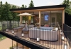 Hot tub and jacuzzi