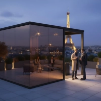 premium mirror sauna