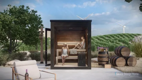Outdoor Finnish sauna Mysauna Pro Outdoor Finnish sauna Mysauna Pro