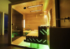 Luxury sauna building