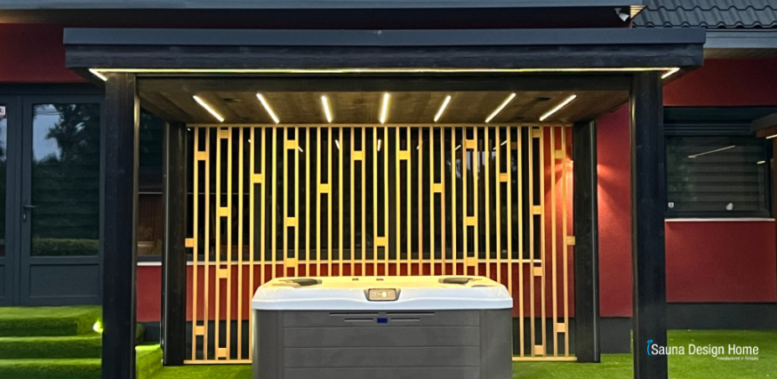 sauna jakuzzi roof