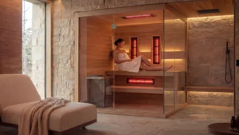 Indoor combined sauna Indoor combined sauna