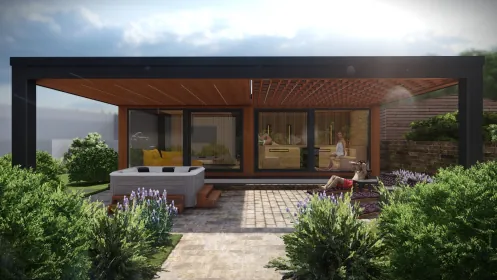 Say goodbye to the familiar! Premium sauna house above everything Say goodbye to the familiar! Premium sauna house above everything