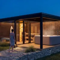 Sauna with jakuzzi Sauna with jakuzzi