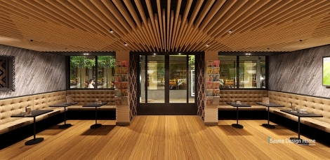 Interior decoration - confectionery, bakery, cafe