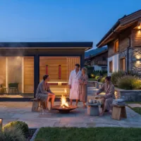 Como relax outdoor sauna Como relax outdoor sauna