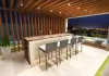 sauna wellness roof terrace with bar