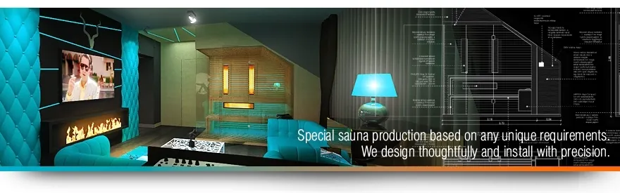 Individual built premium quality sauna Individual built premium quality sauna