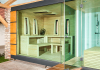 Wellness sauna house