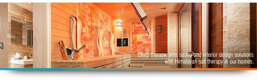 Infrared sauna with himalayan salt therapy Infrared sauna with himalayan salt therapy